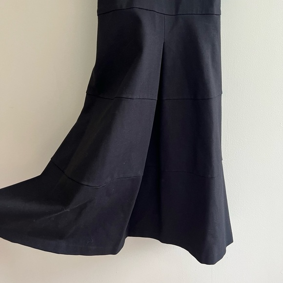 NWT Banana Republic Cross Back Sleeveless Black Ponte Dress, size 6 - Picture 6 of 11